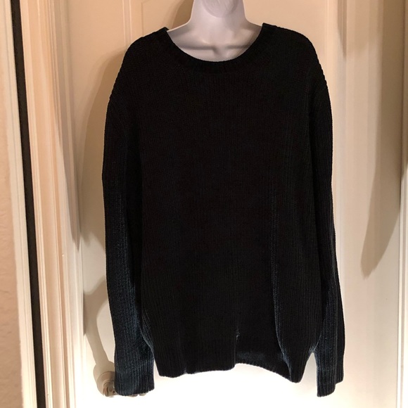 Vince Mens Blue Velvet Sweater - Picture 3 of 4